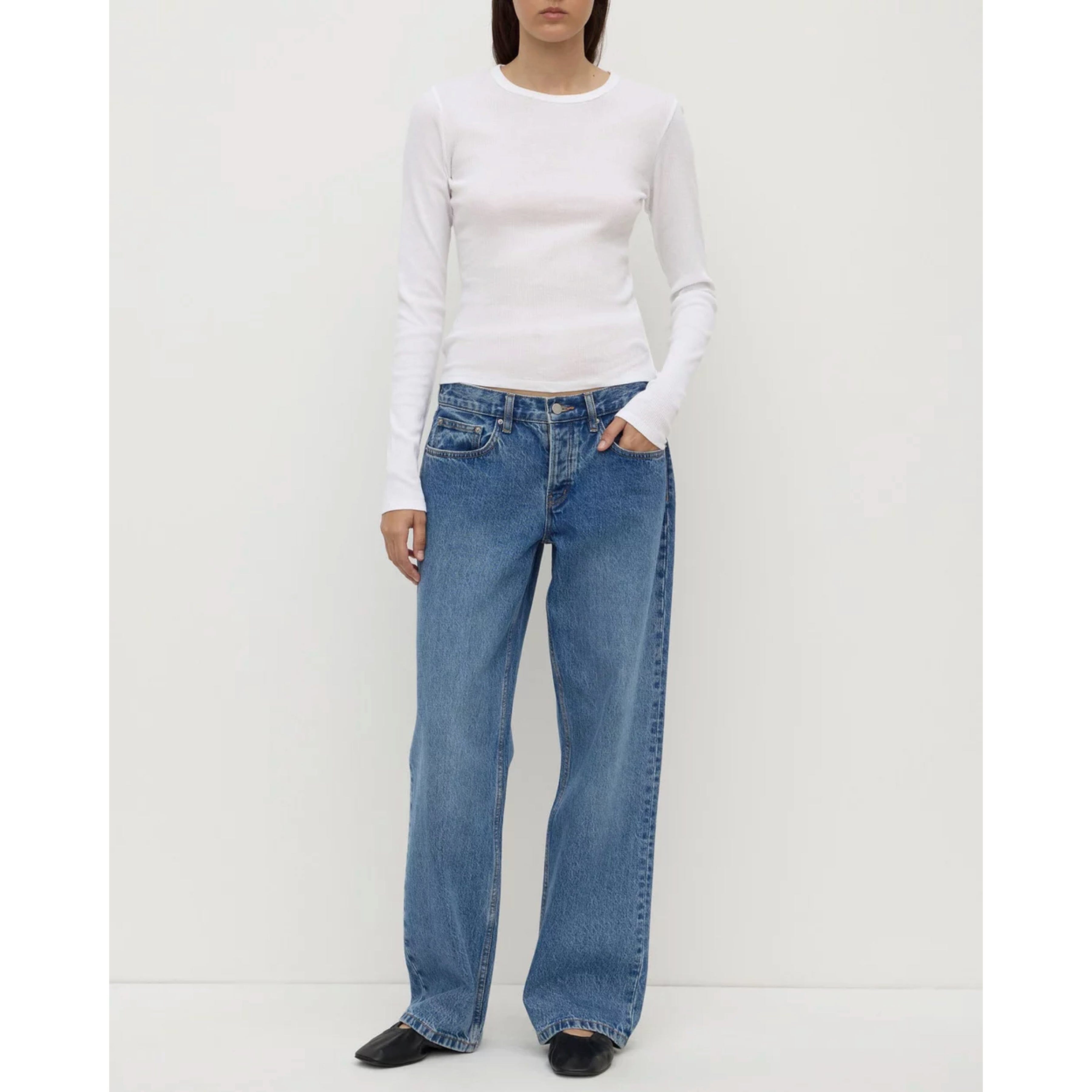 Assembly Label Zali Long Sleeve Tee - White Assembly Label