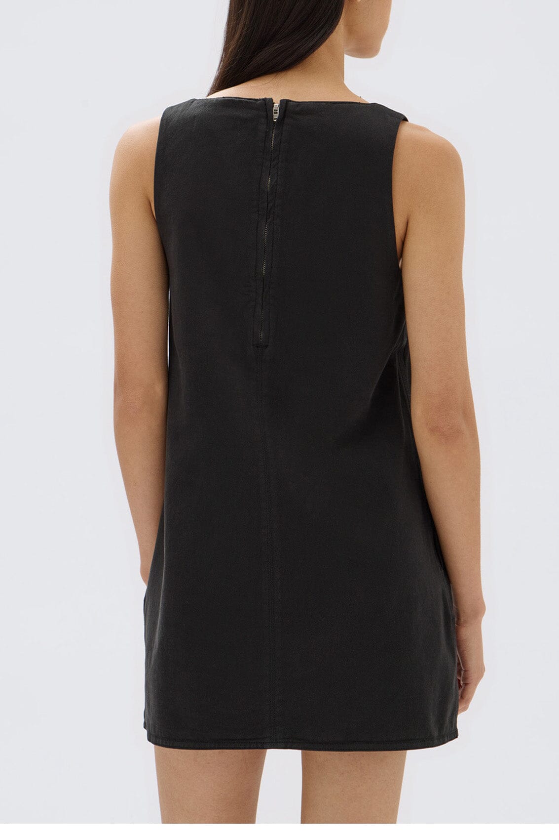 Assembly Label Zoey Twill Mini Dress - Black Assembly Label