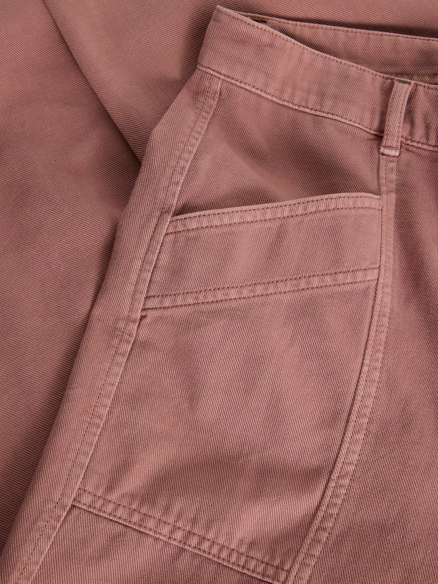 White Stuff Aubrey Barrel Trouser - Mid Pink