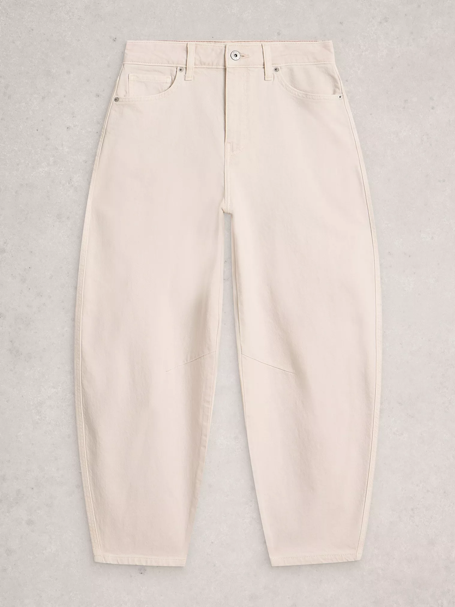 White Stuff Aubrey Barrel Leg Jean - Natural White