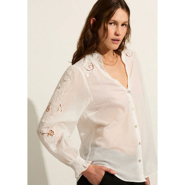 Auguste Adriana Blouse - Off White Auguste