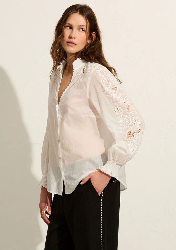 Auguste Adriana Blouse - Off White Auguste