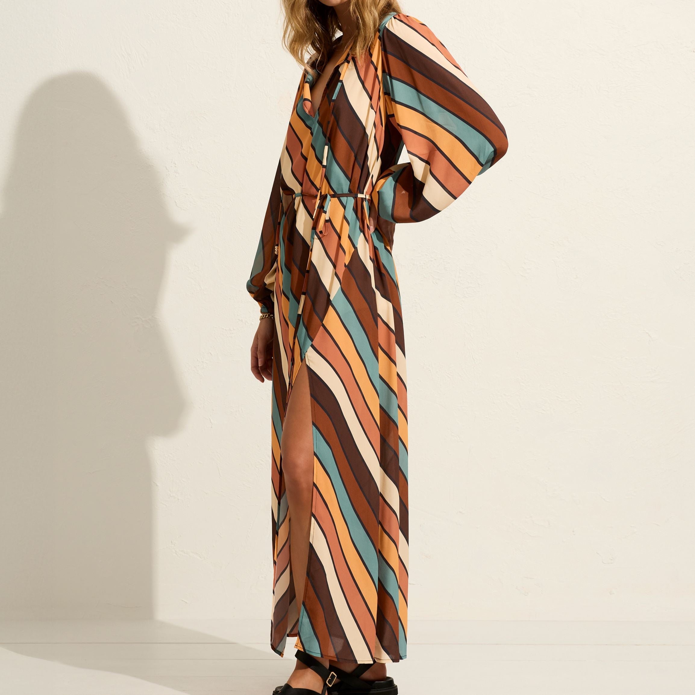 Auguste Loretta Maxi Dress- Multi Stripe Auguste