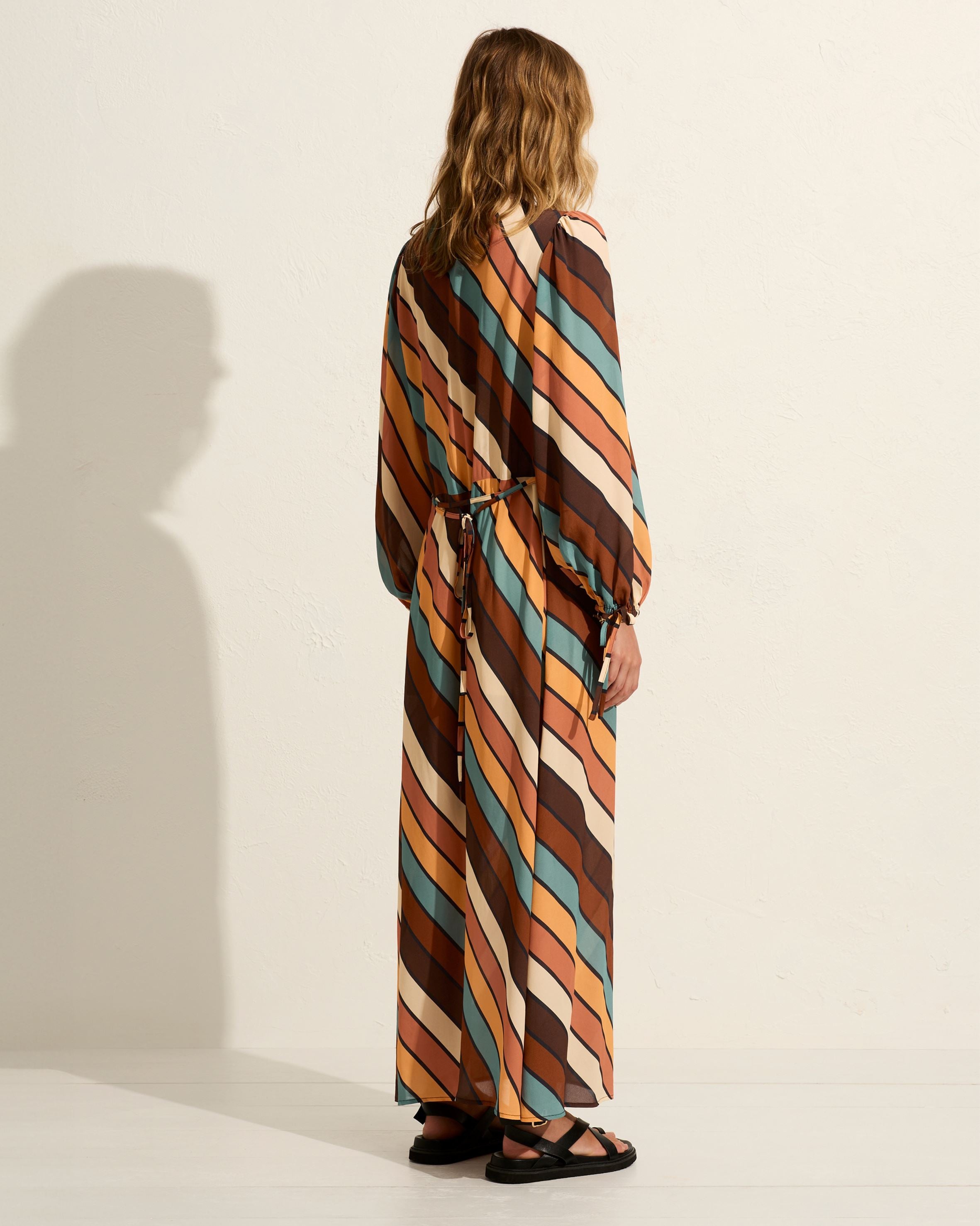 Auguste Loretta Maxi Dress- Multi Stripe Auguste