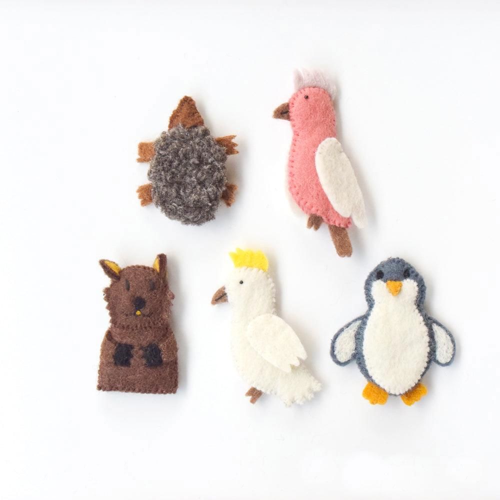 Australian Animals B - Finger Puppet Set Finger Puppets Tara Treasures 