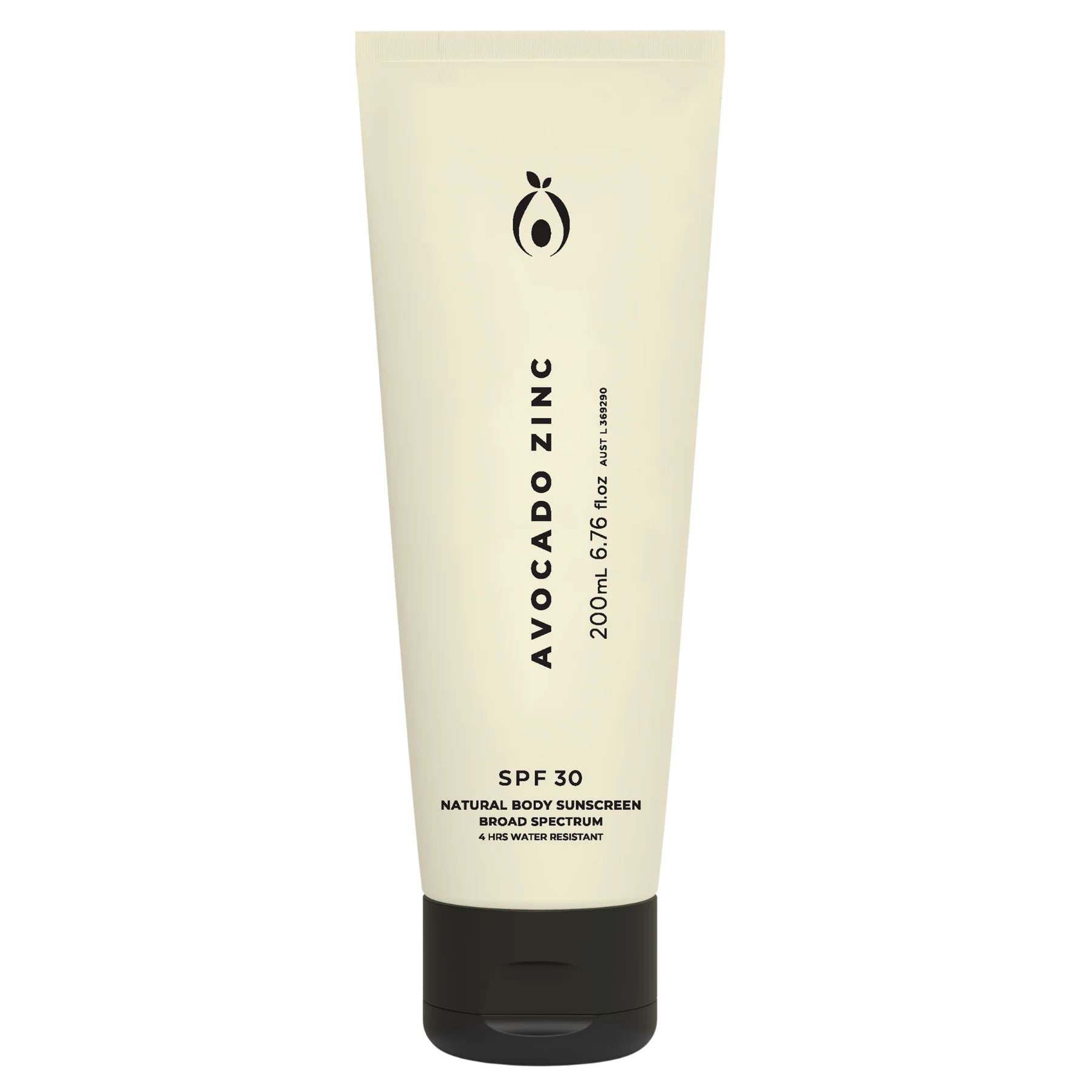 Avocado Zinc SPF 30 Natural Body Suncreen Avocado Zinc