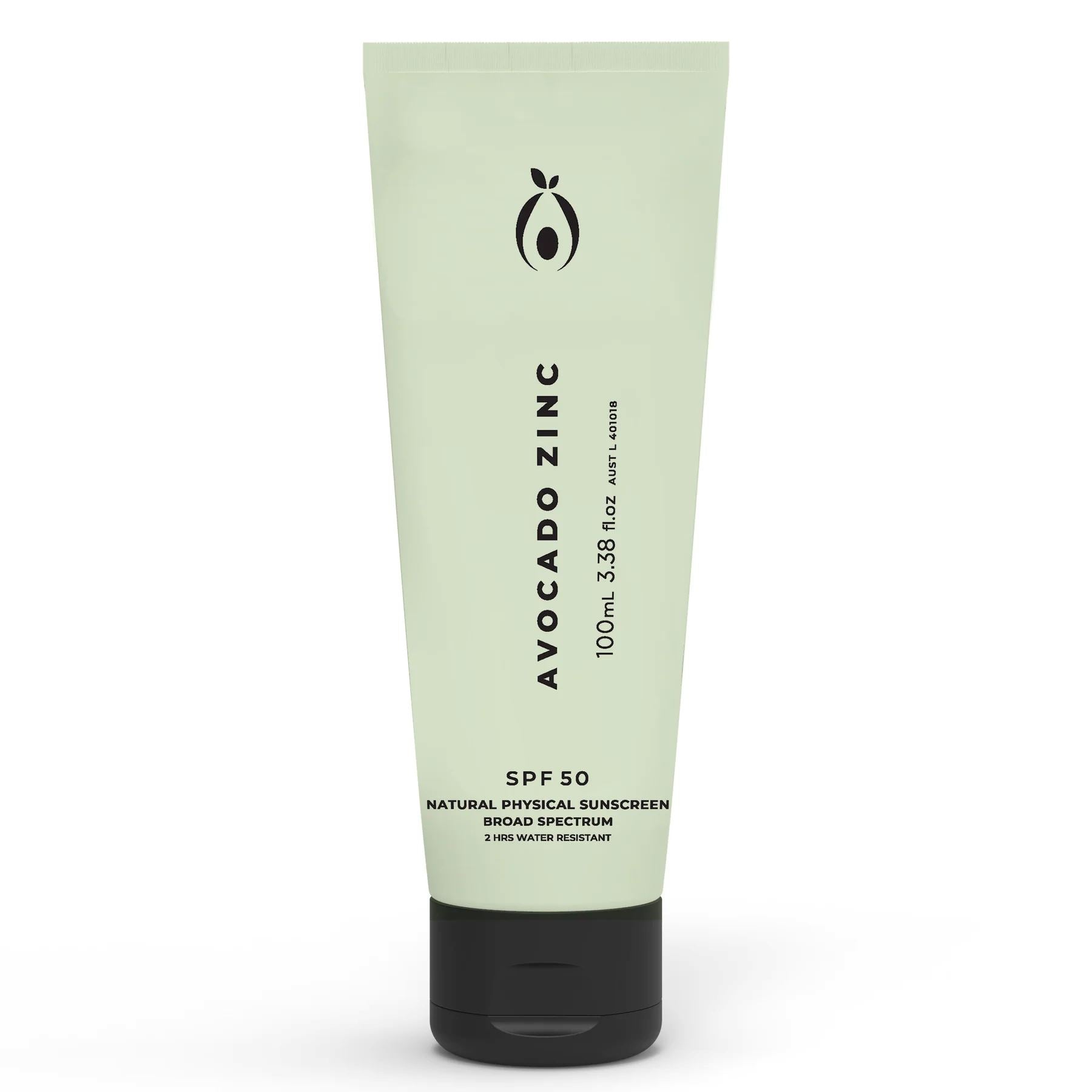 Avocado Zinc SPF 50 Natural Physical Sunscreen Avocado Zinc