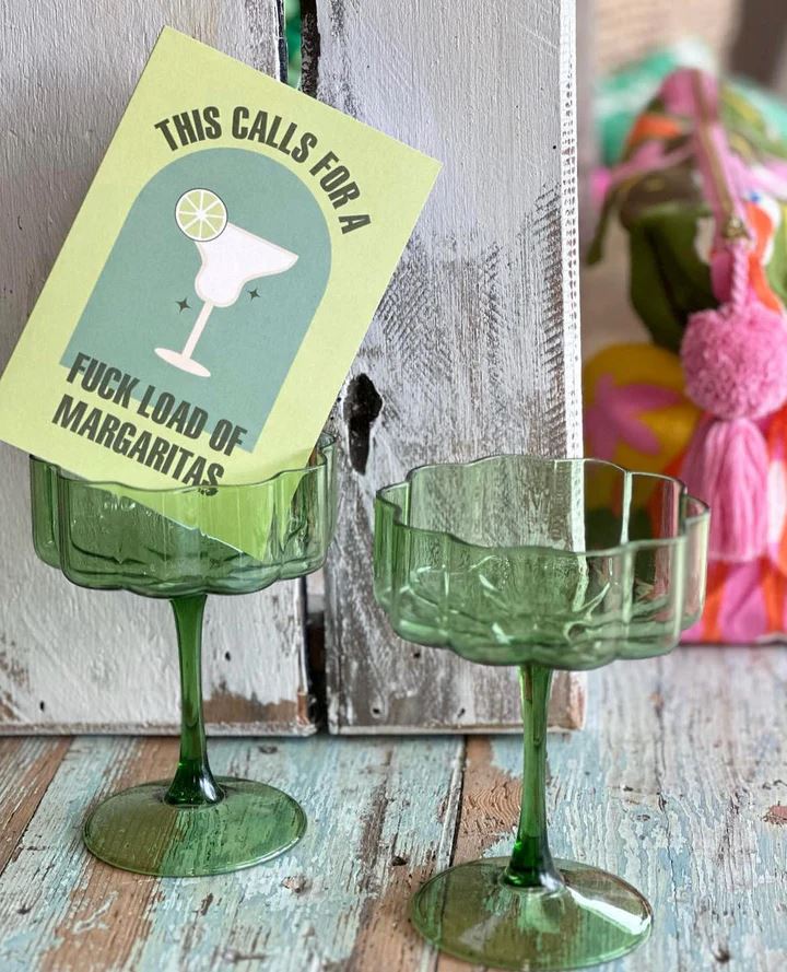 Bad on Paper 'This Calls for a F**k Load of Margaritas' Greeting Card Bad on Paper