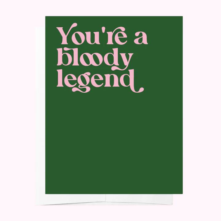 Bad on Paper - You're a bloody legend Bad on Paper