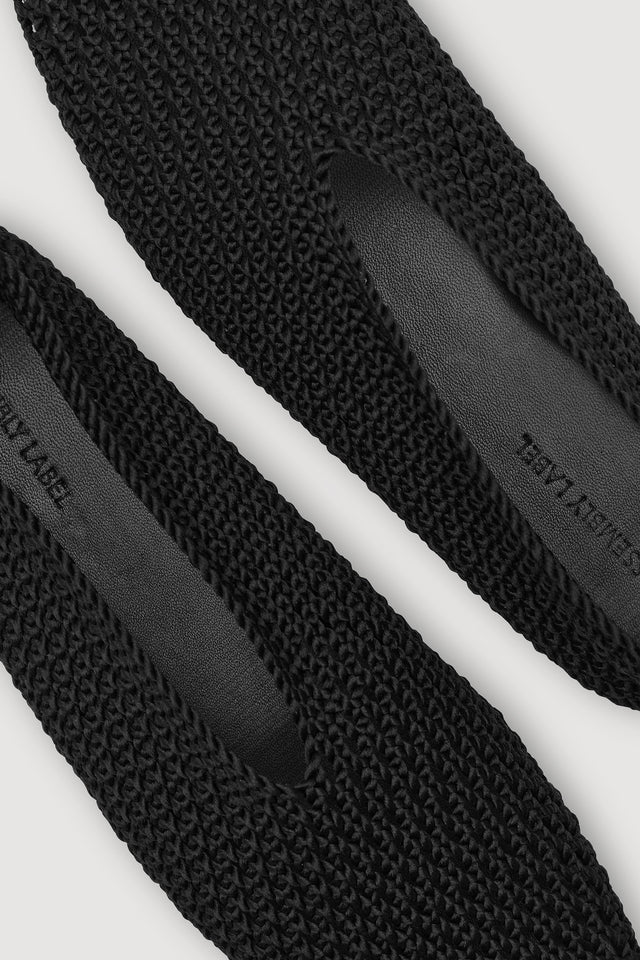 Assembly Label Willa Crochet Ballet Flat - Black