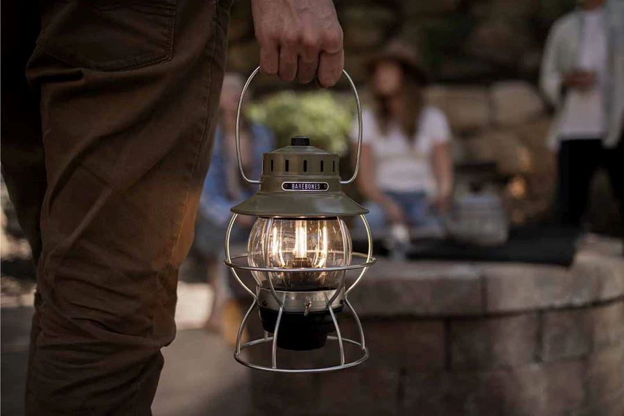 Barebones Railroad Lantern - Olive Drab Barebones