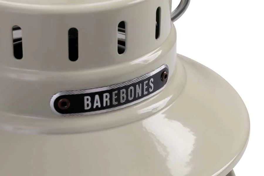 Barebones Railroad Lantern - Vintage White Barebones