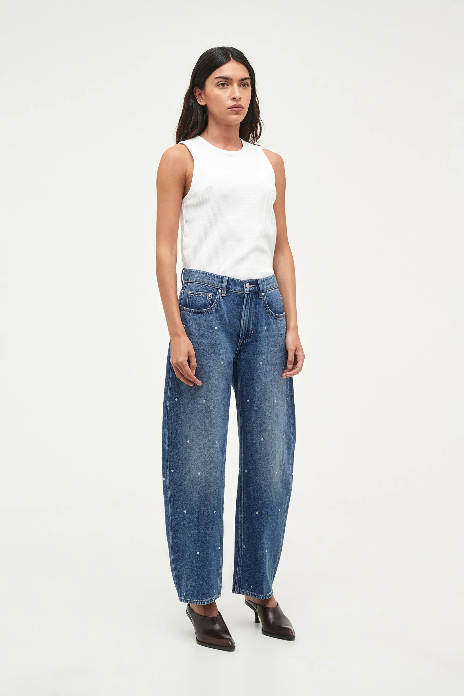 Neuw Denim Amber Barrel Jeans - Milky Way