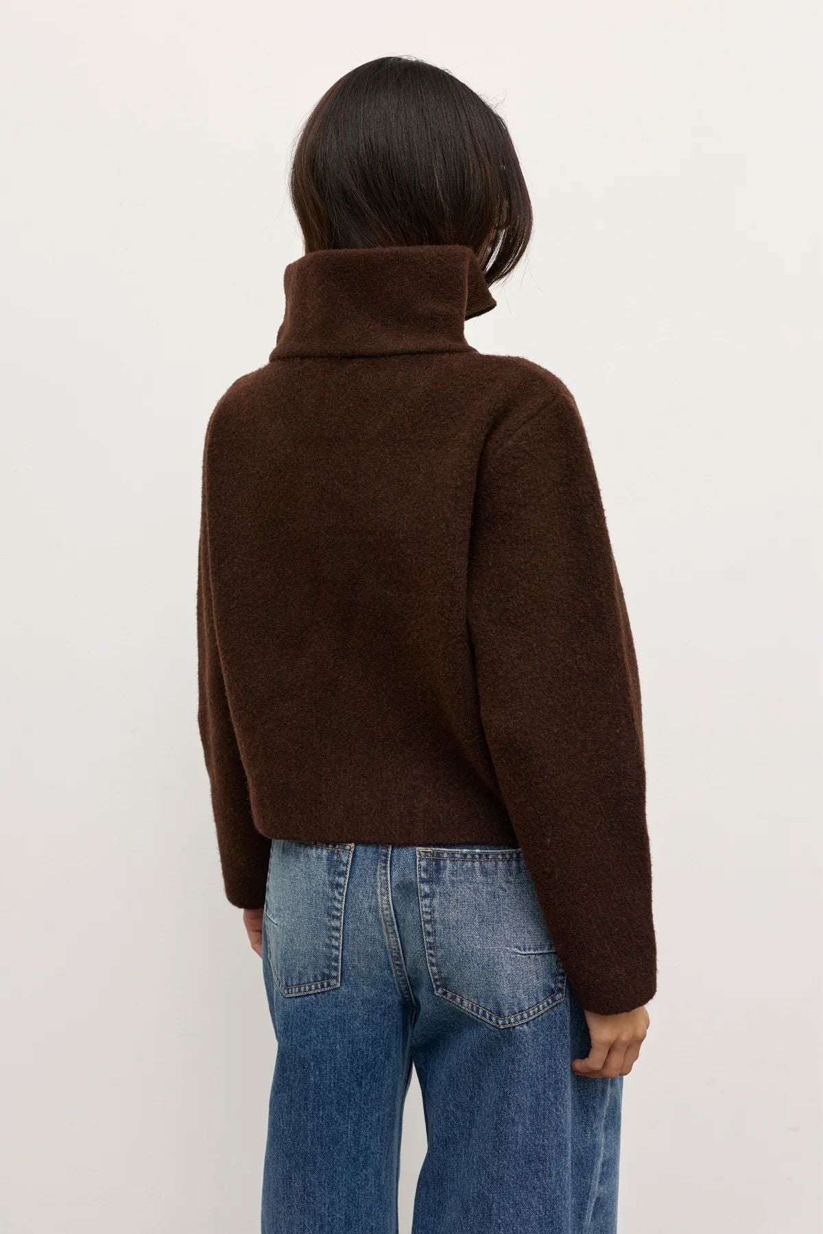 Bayse Ruva Quarter Zip - Chocolate Bayse