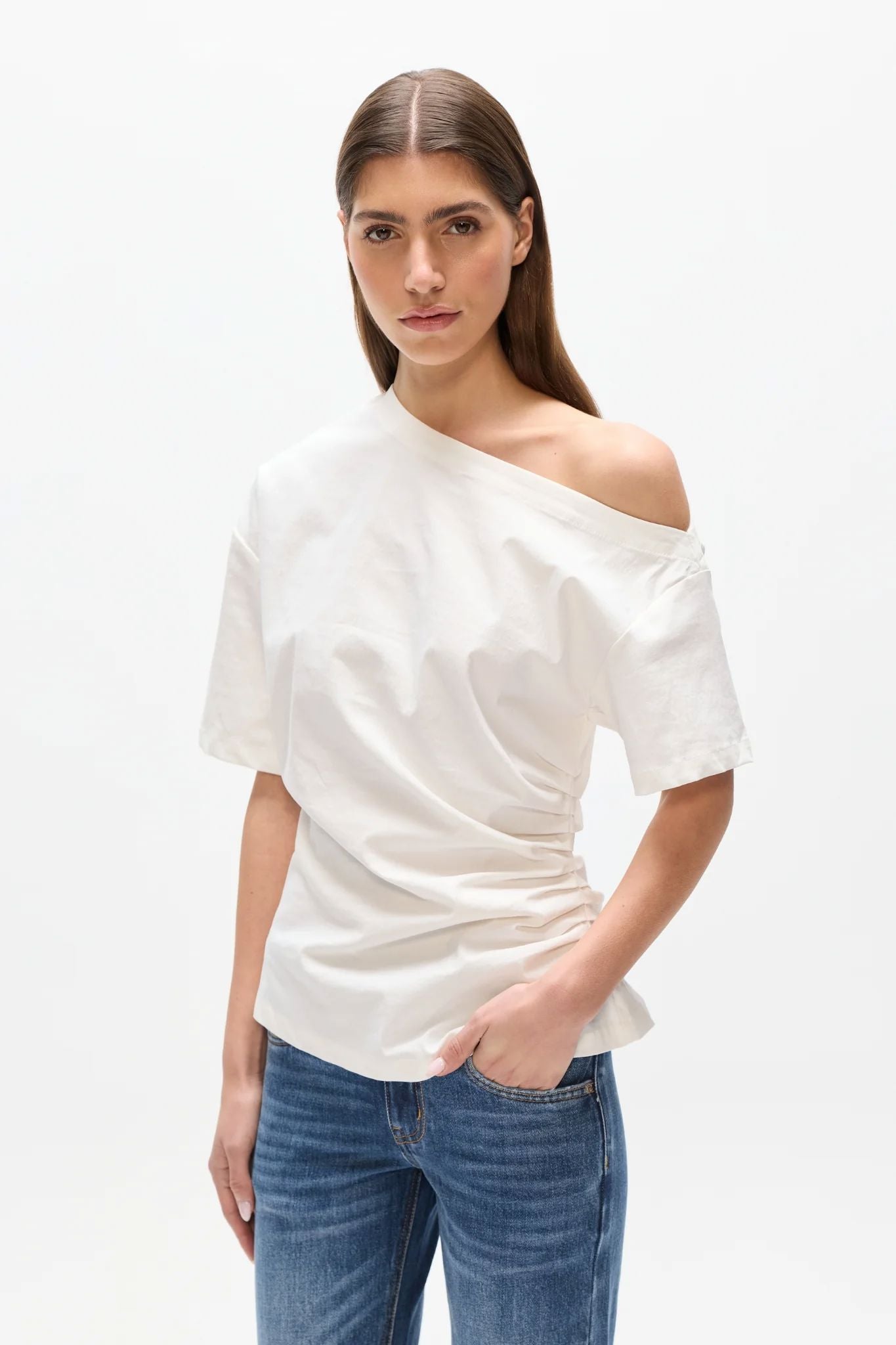 Bayse Suki Top - White Top Bayse 