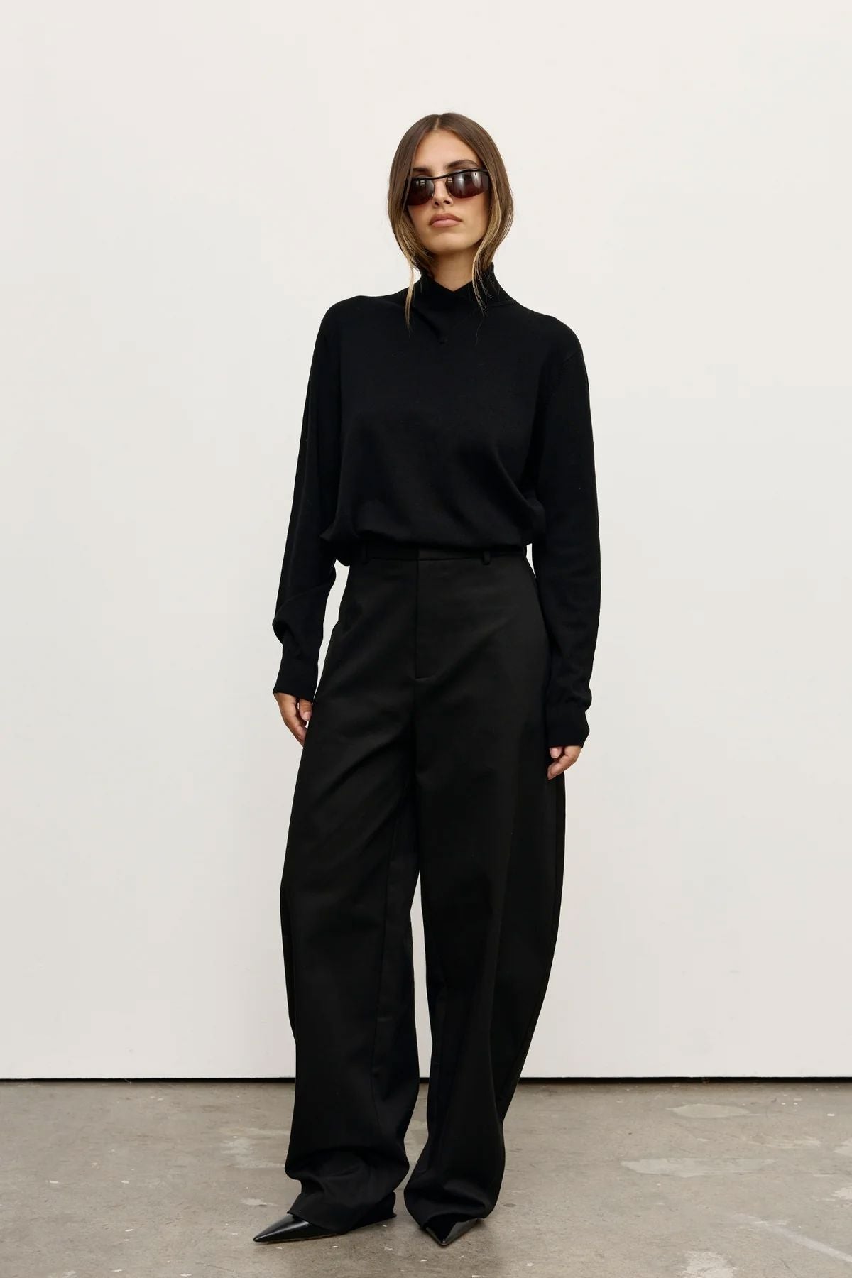 Bayse Yvette Knit Jumper - Black Women's Knit Bayse 