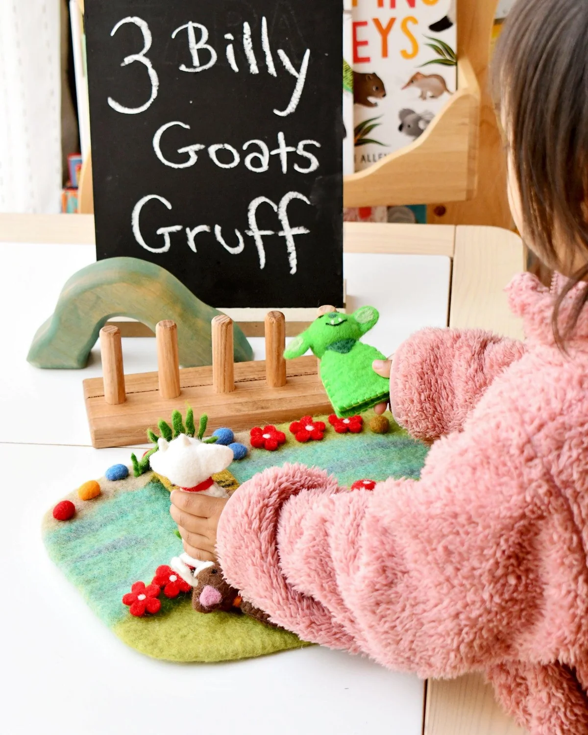 Three Billy Goats Gruff, Finger Puppet Set