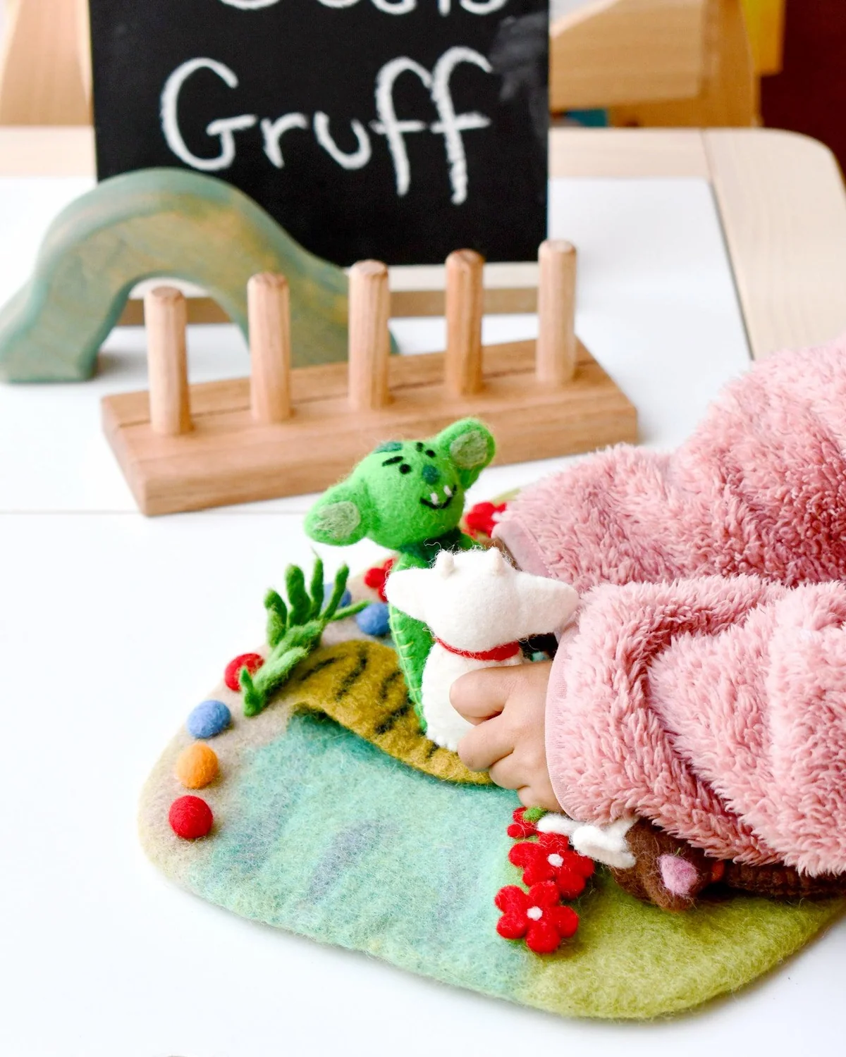 Three Billy Goats Gruff, Finger Puppet Set