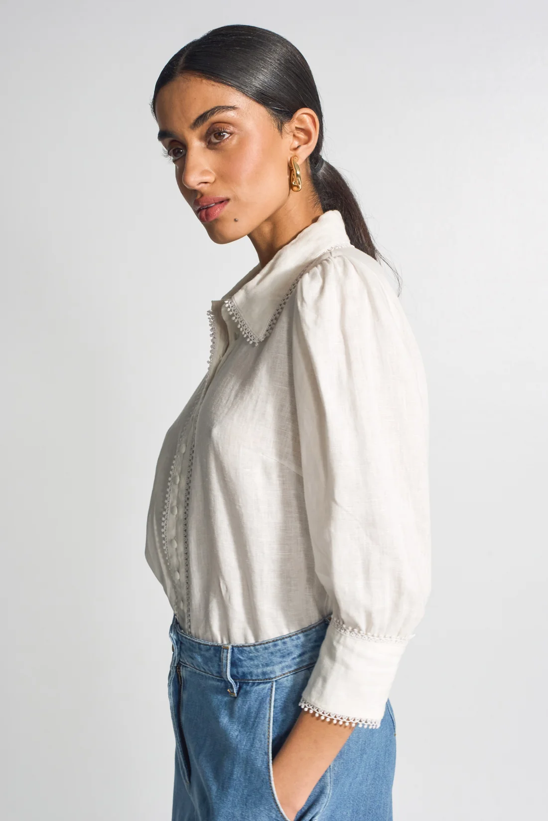 Zoe Kratzmann Serenade Top - Porcelain