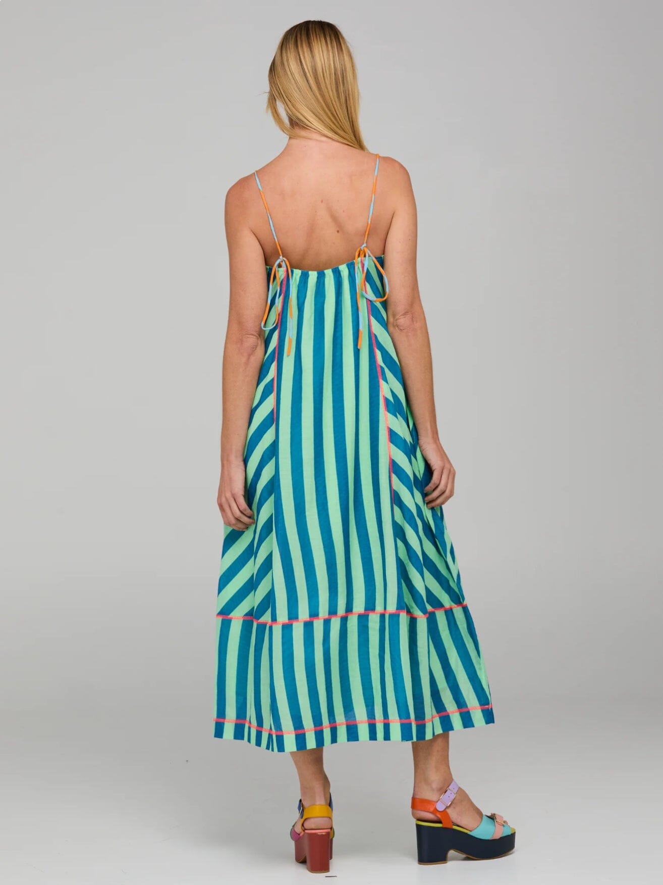 Boom Shankar Sami Dress - Capri Green Boom Shankar