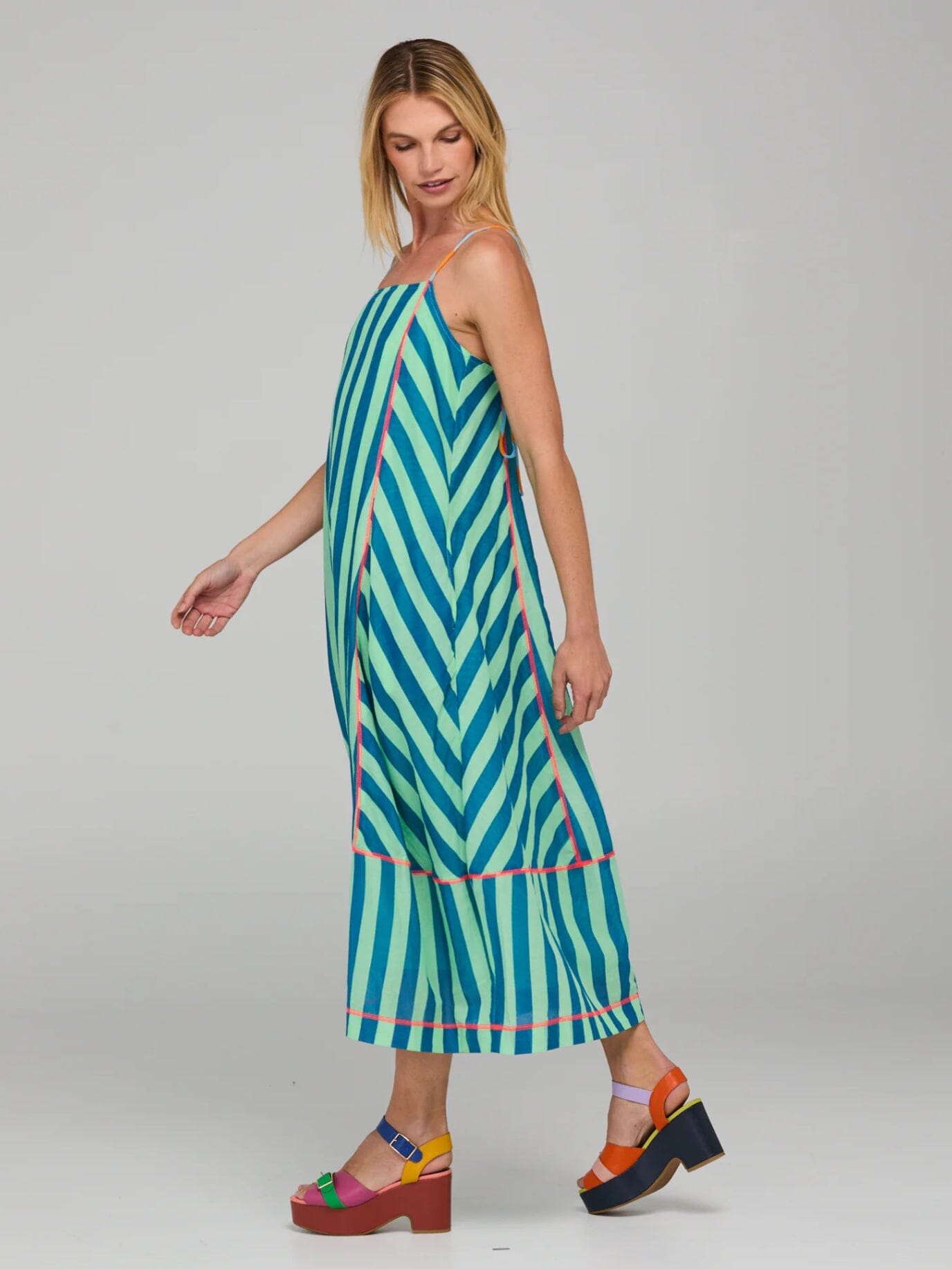 Boom Shankar Sami Dress - Capri Green Boom Shankar