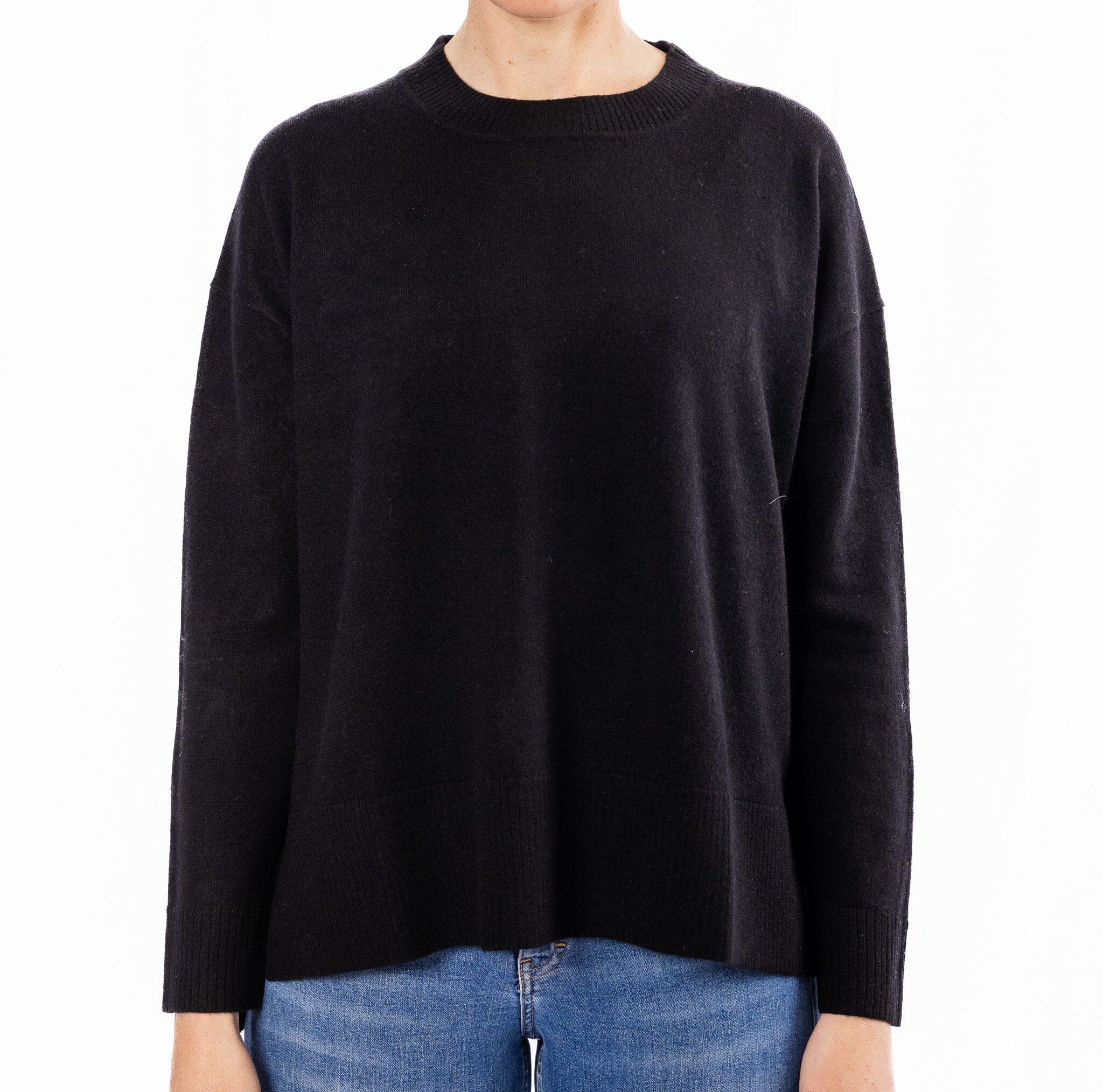 Bow & Arrow Crew Neck Jumper- Black Bow & Arrow