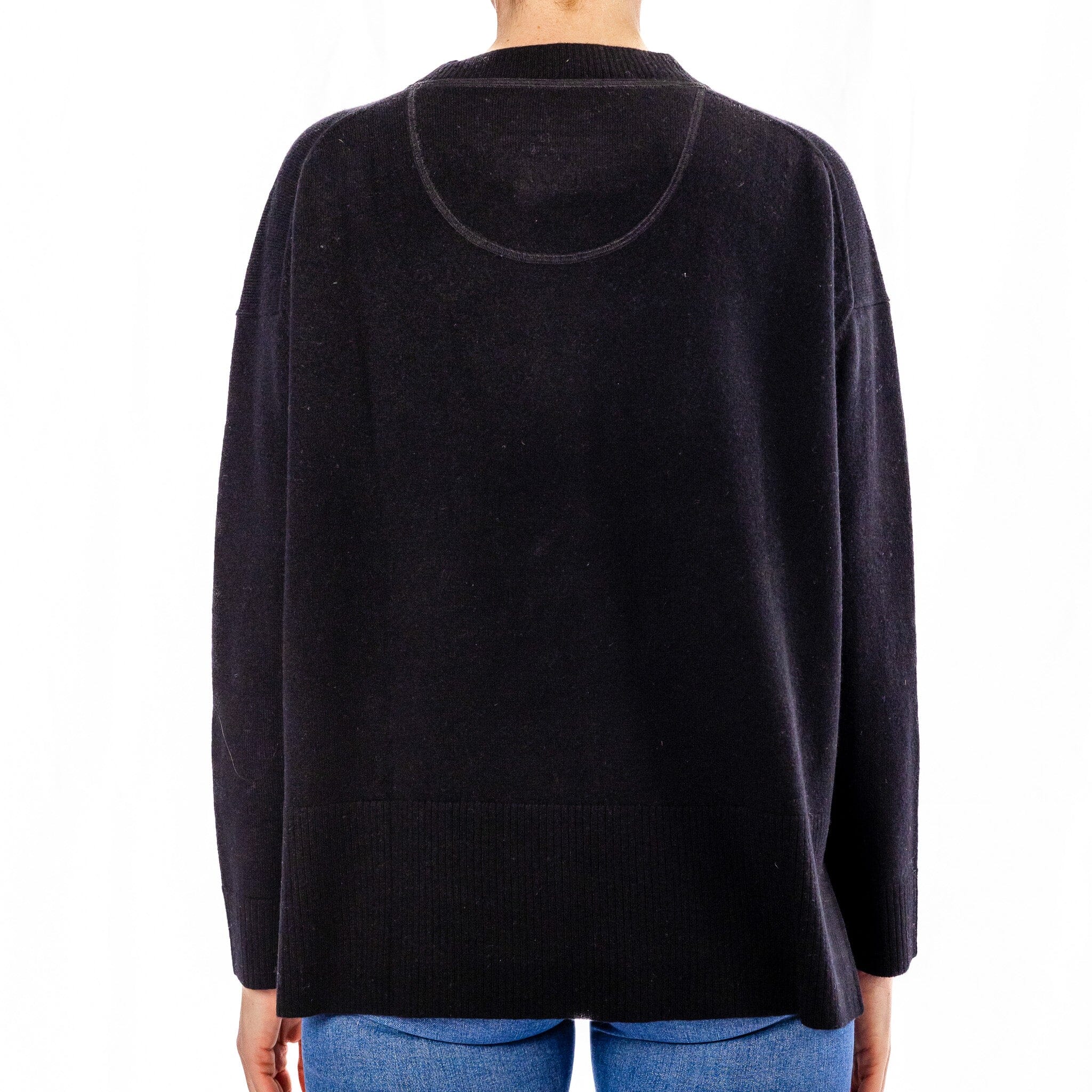 Bow & Arrow Crew Neck Jumper- Black Bow & Arrow