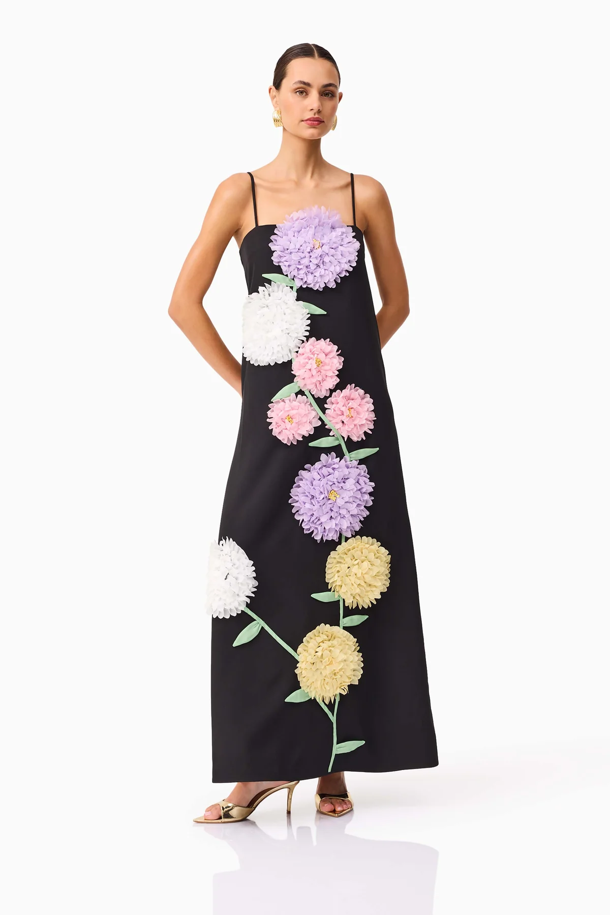 Elliatt Buttercup Maxi Dress - Black