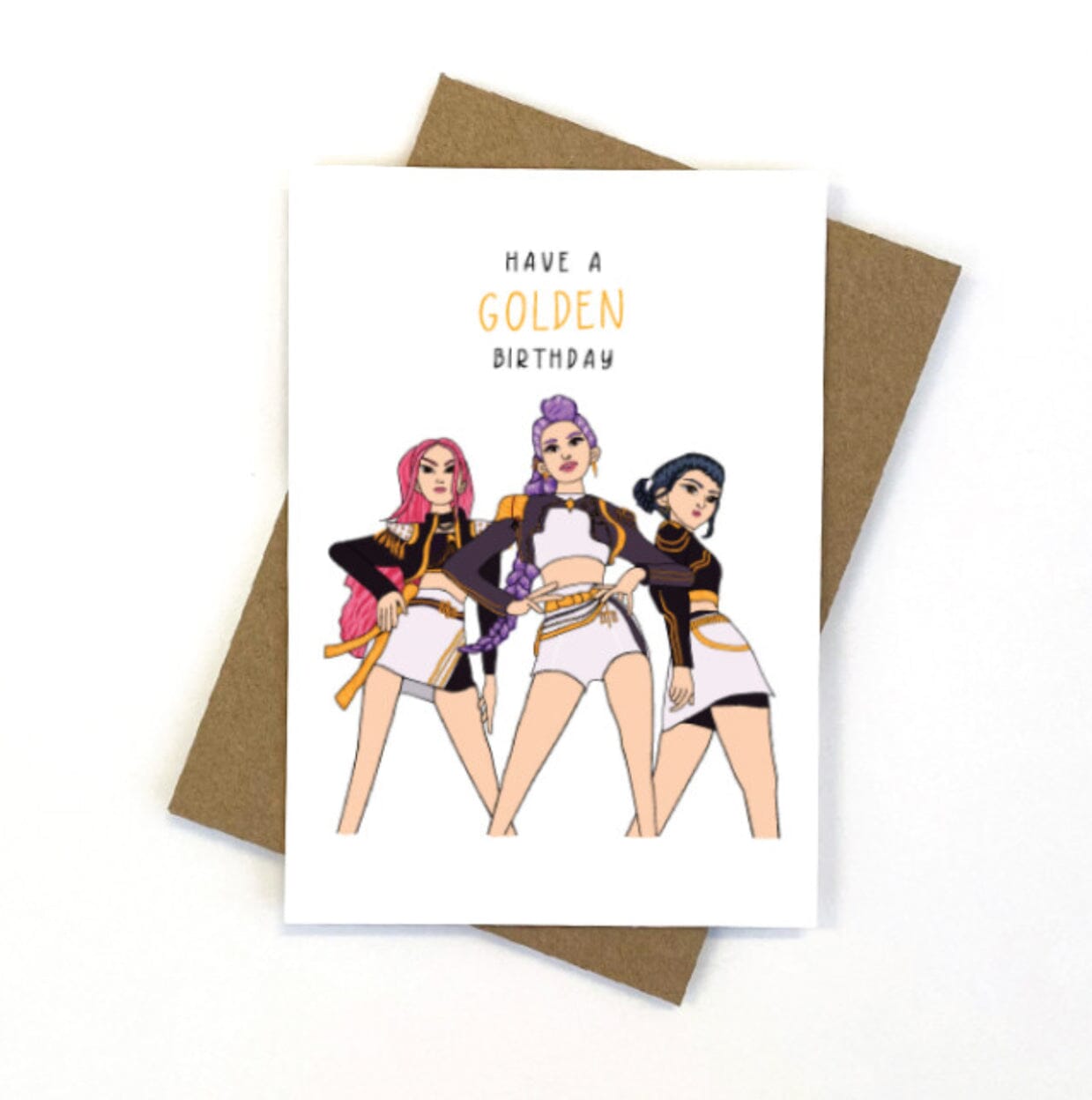 Candlebark K-Pop birthday card Eclectic House 