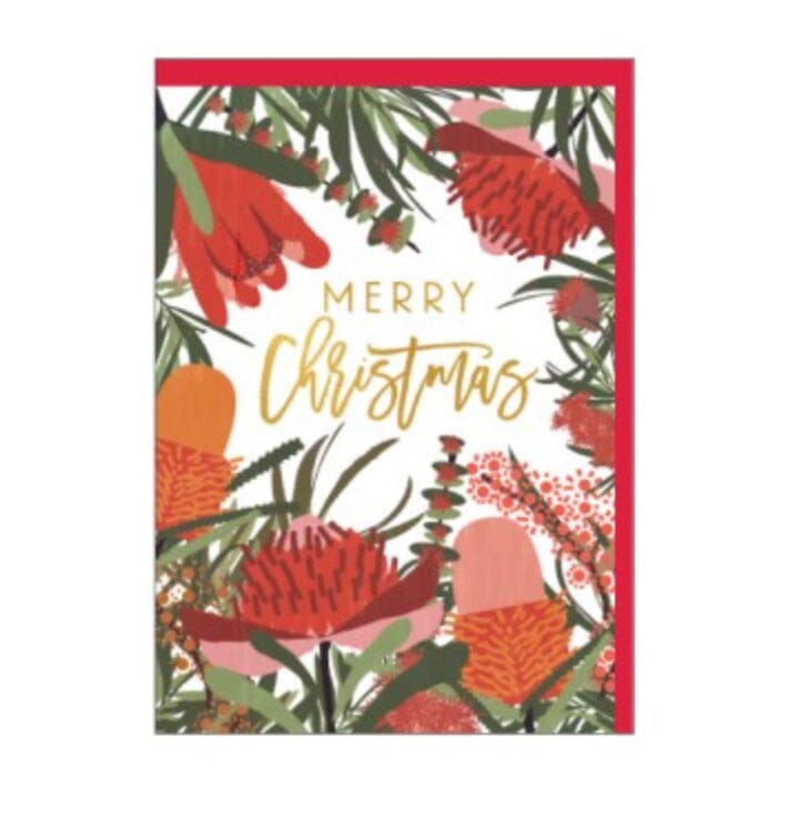 Candlebark ‘Merry Christmas’ card Eclectic House