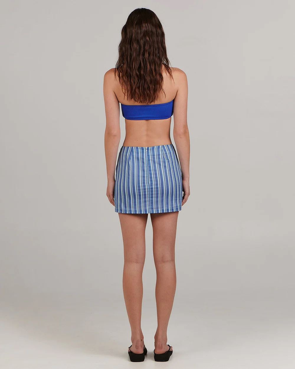 Charlie Holiday Alicia Mini Skirt - Sea Stripe Charlie Holiday