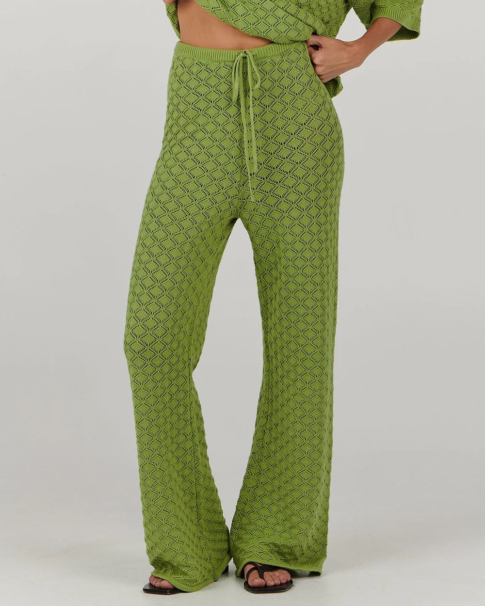 Charlie Holiday Skylar Pant - Lime Charlie Holiday