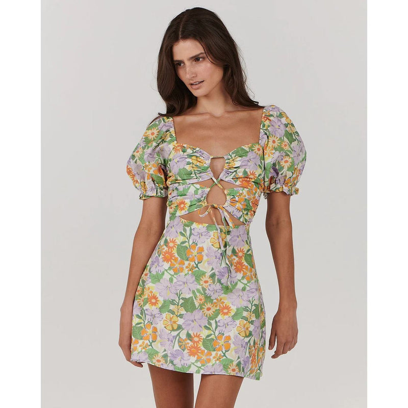 Charlie Holiday Willow Mini Dress - Springtime Floral Charlie Holiday