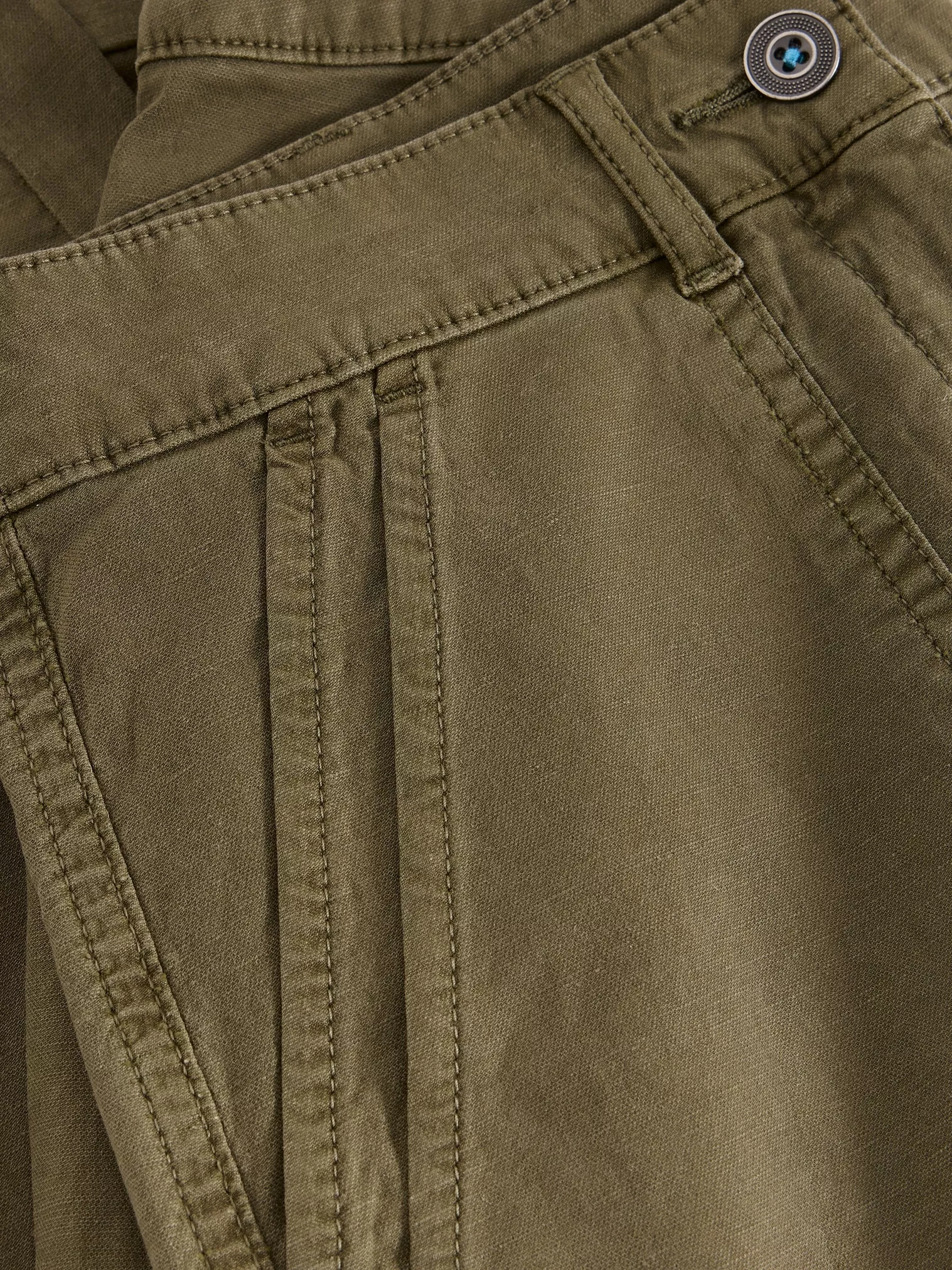 White Stuff Twister Chino Trouser - Khaki Green White Stuff