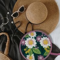 Diesel & Dutch Inflorescence Twist Fans - Asstd Designs White & Yellow Flowers Diesel & Dutch
