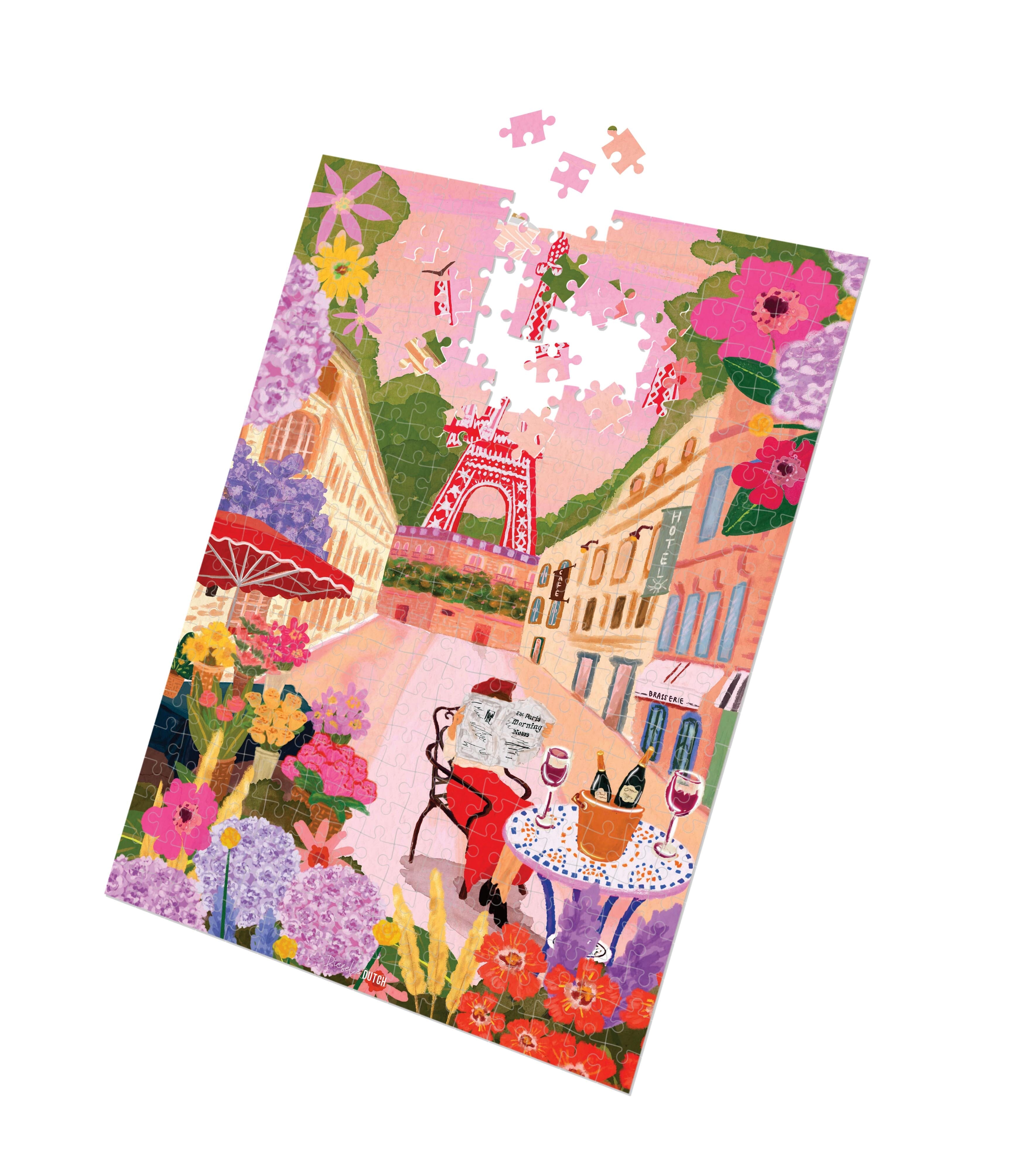 Diesel & Dutch Paris In Bloom 1000pc Wall Jigsaw Puzzle Diesel & Dutch