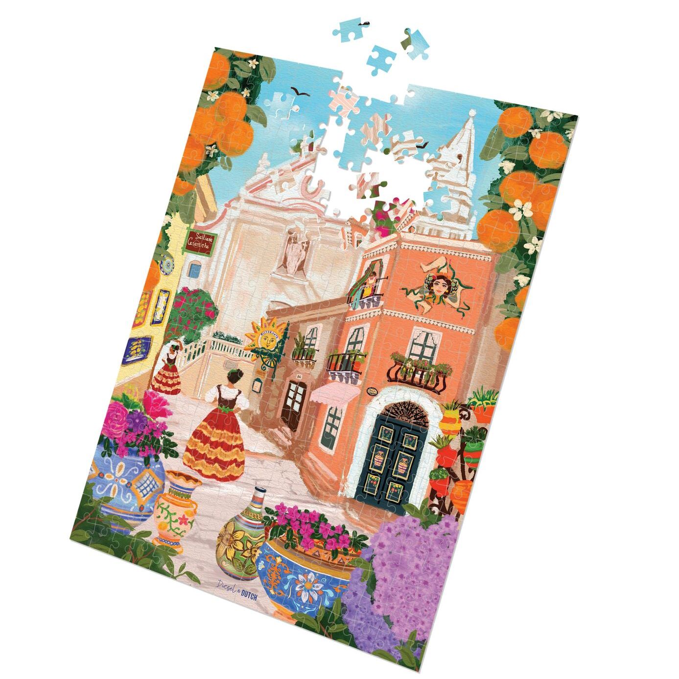 Diesel & Dutch Sicilian Dreamscape 1000pc Wall Jigsaw Puzzle Diesel & Dutch