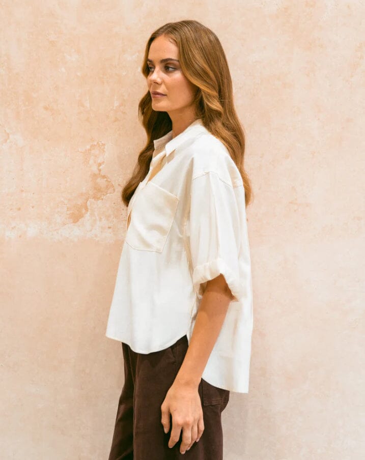 Ebby & I Oasis Neutral Shirt - Cream Ebby & I