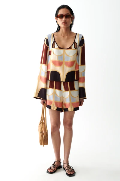 Sancia The Elena Top - Mariella Print
