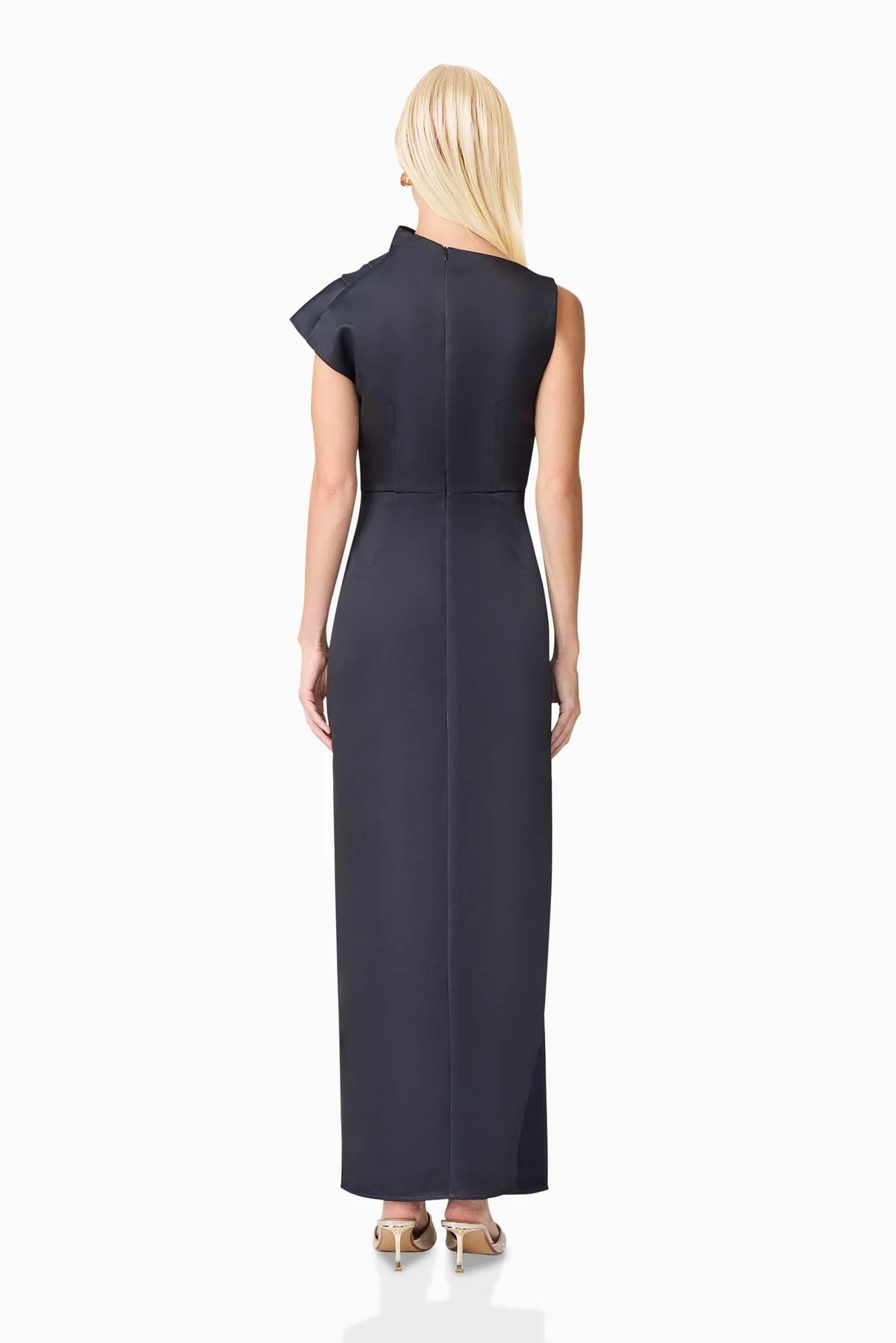 Elliatt Azelie Asymetrical Gown - Black Gown Elliatt 