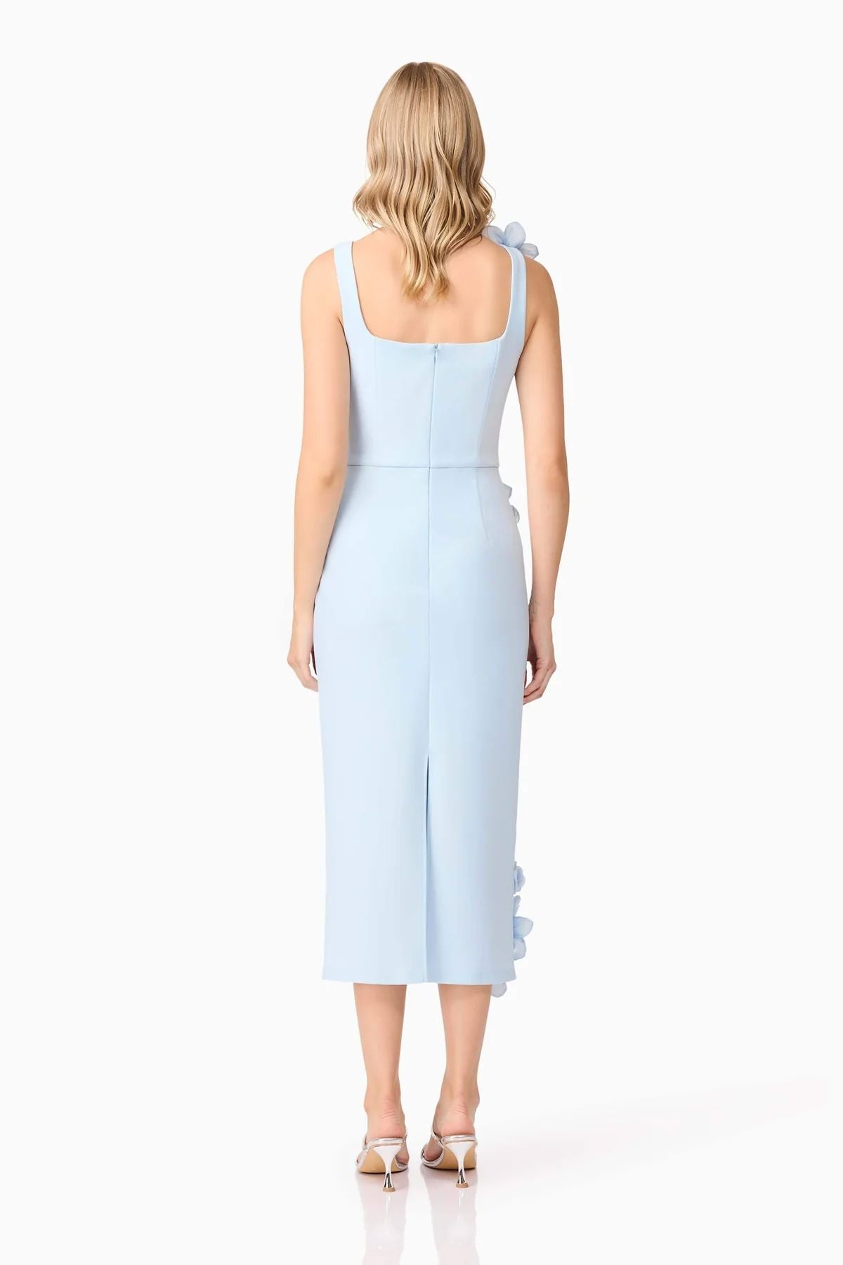 Elliatt Chantelle 3D Midi Dress - Blue Eclectic House