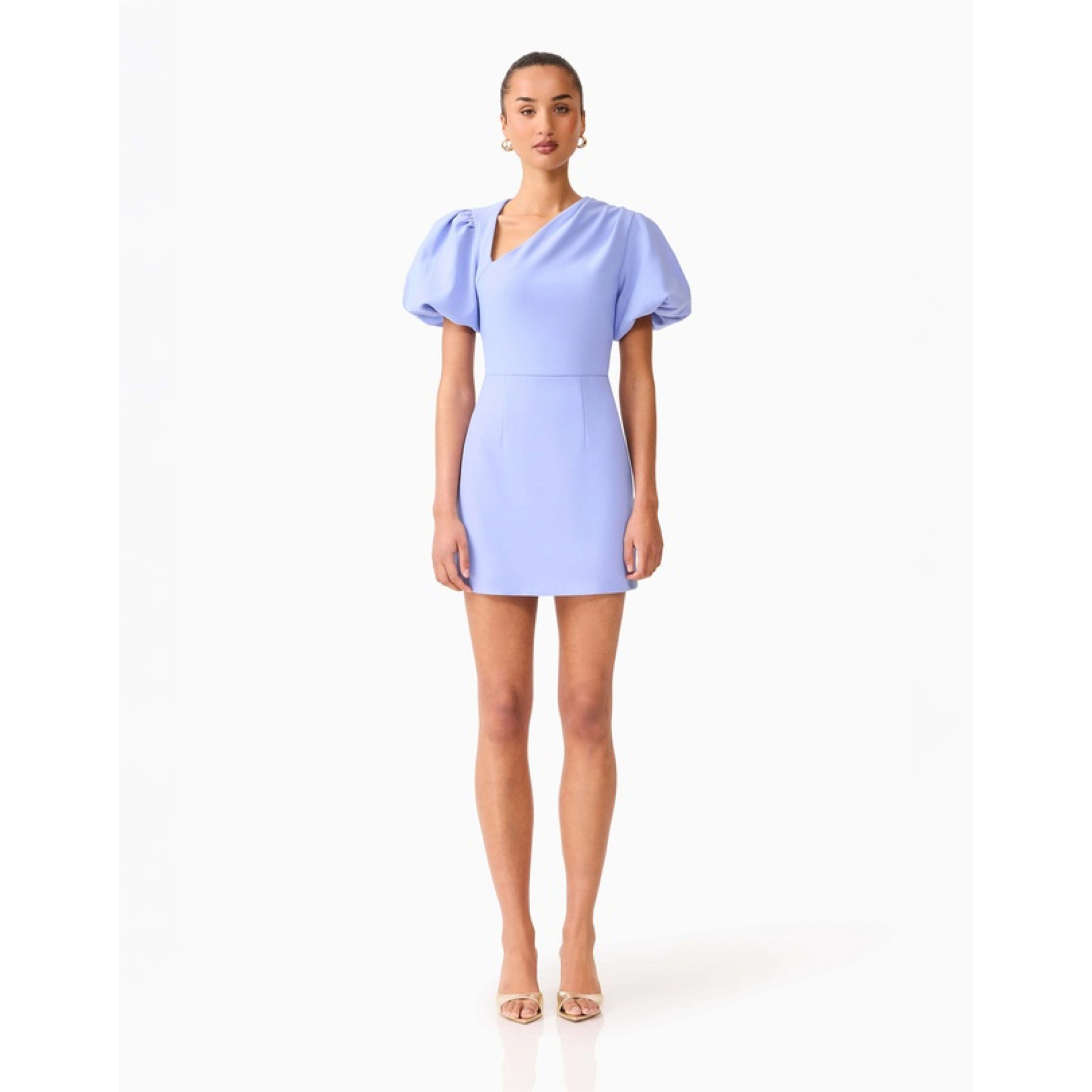 Elliatt Olenna Puff Sleeve Mini Dress - Blue Mini Dress Elliatt 