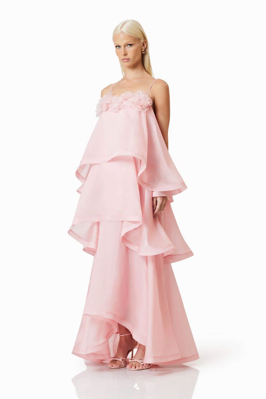 Elliatt Swallowtail Day To Night Maxi Dress - Pink Elliatt