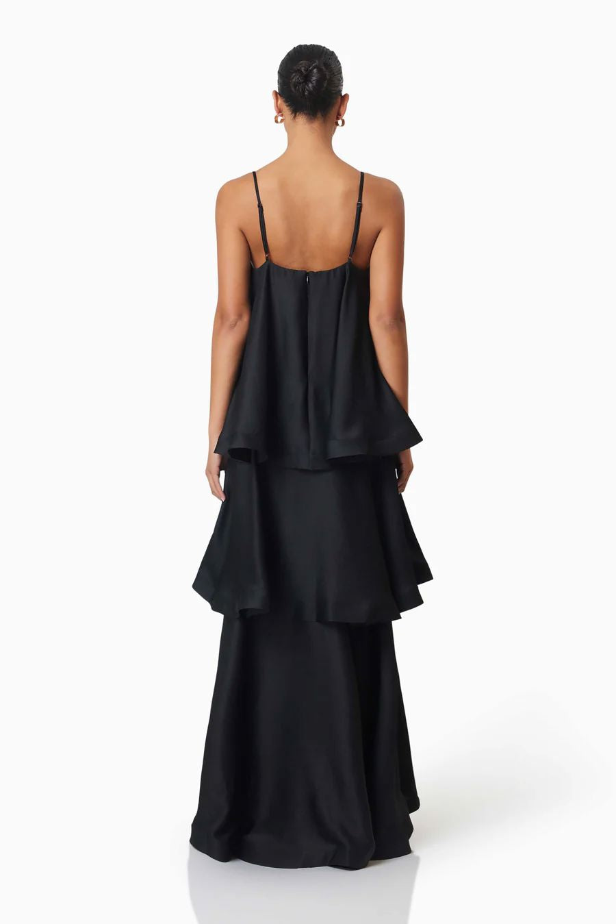 Elliatt Tilly Tiered Maxi Dress - Black Elliatt