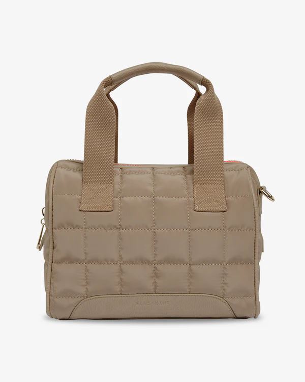 Elms & King Hartley Doctor's Bag Quilted - Taupe Elms & King