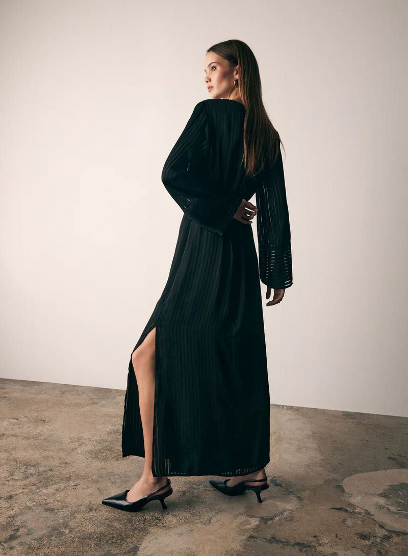 Esmaee Nightfall Midi Dress- Black Esmaee