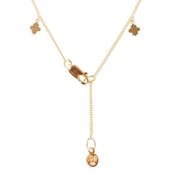 Fairley Clover Charm Necklace - Gold Fairley