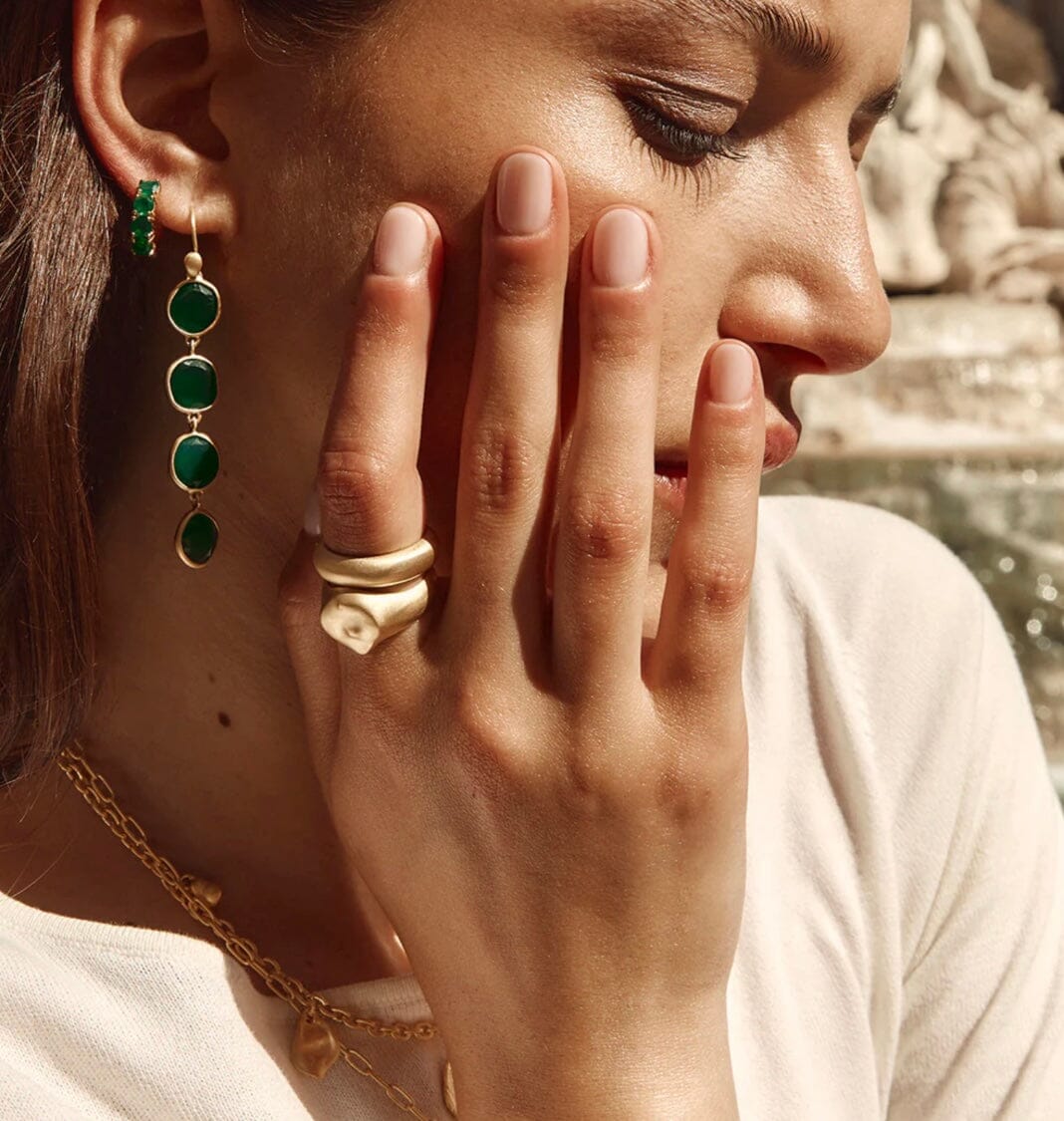 Fairley Matte Gold Ring Eclectic House