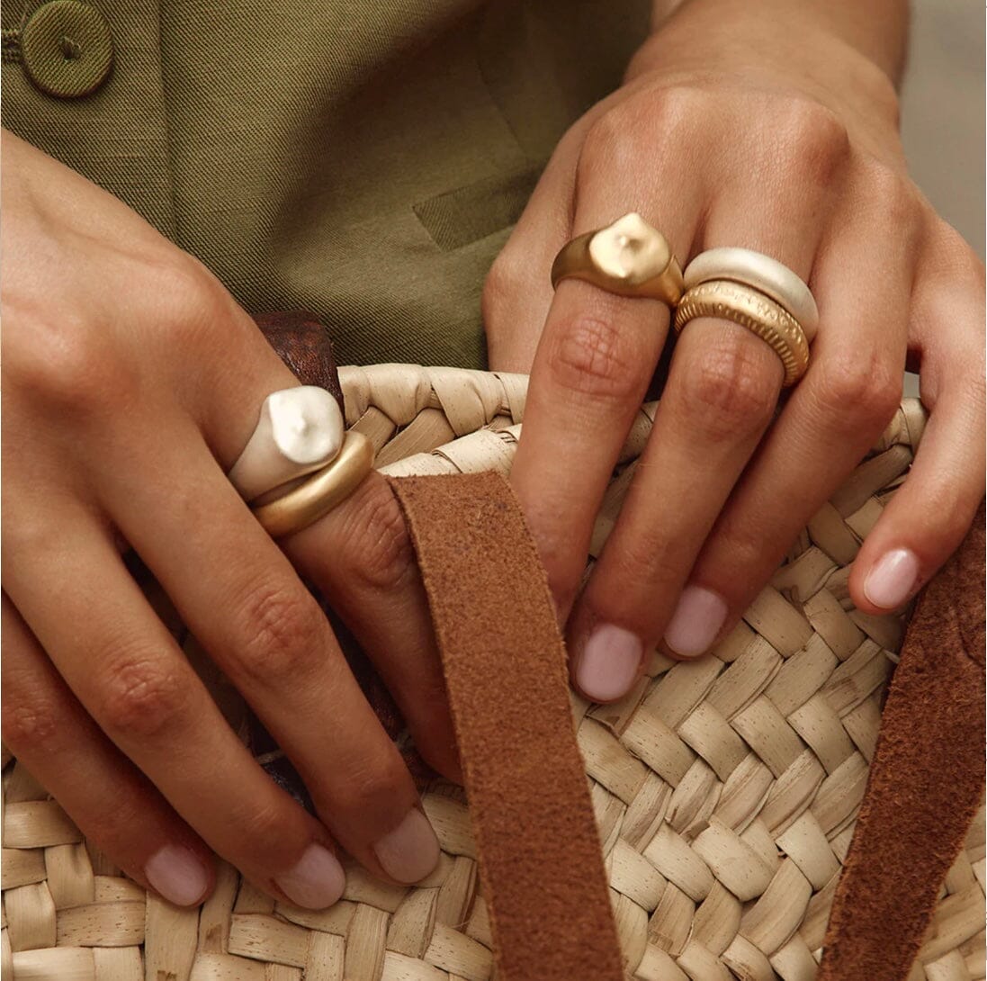 Fairley Matte Silver Ring Eclectic House