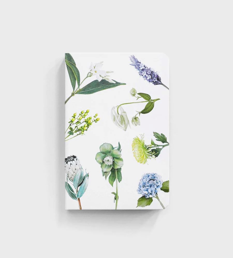 Father Rabbit Hardcover Notebook - Botanical Father Rabbit